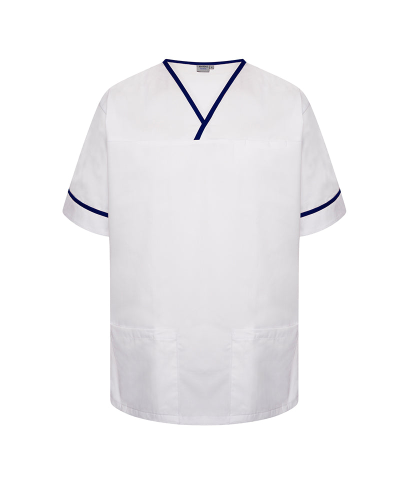 Contrast Trim Smart Scrub Top
