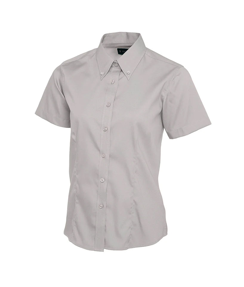 Uneek Ladies Pinpoint Oxford Half Sleeve Shirt