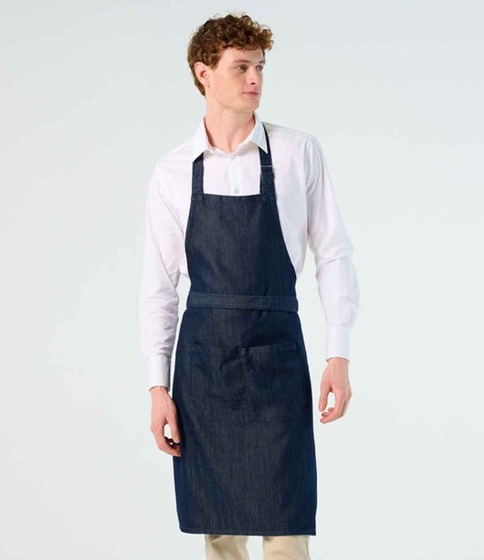 SOL'S Grant Denim Bib Apron with Pocket