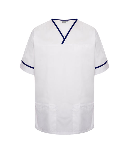 Contrast Trim Smart Scrub Top