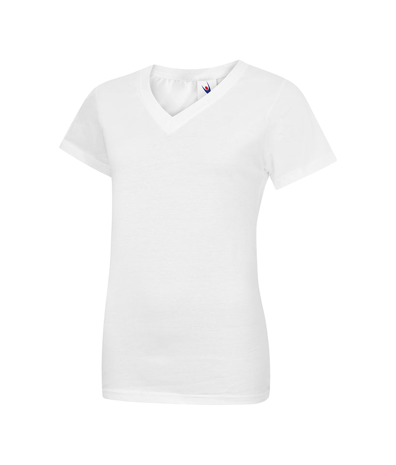 Uneek Ladies Classic V-Neck T-Shirt