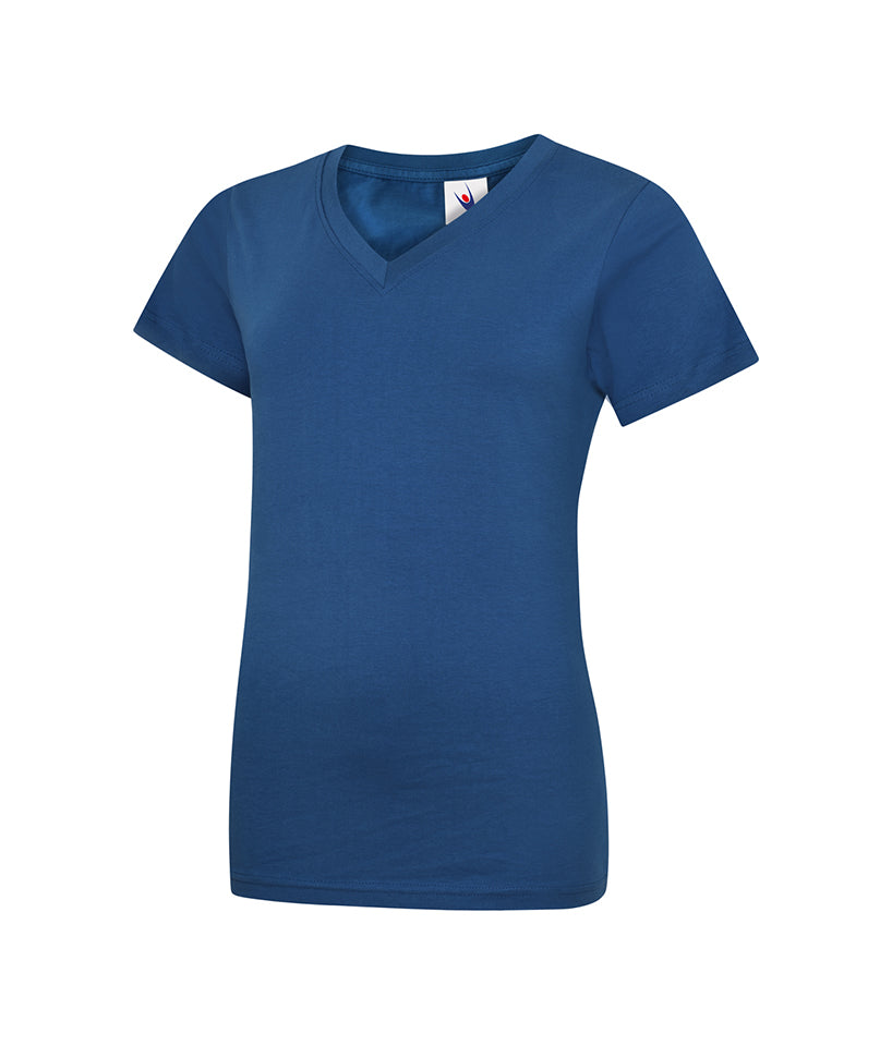 Uneek Ladies Classic V-Neck T-Shirt