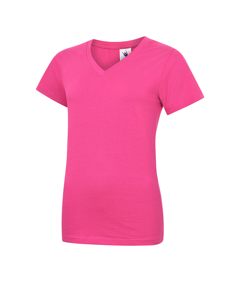 Uneek Ladies Classic V-Neck T-Shirt